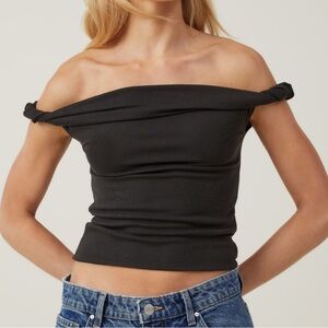 NWOT Ribbed Twist Top